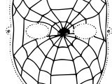 Coloriage Masque Spiderman Imprimer Coloriage Masque Spiderman Gratuit à Imprimer