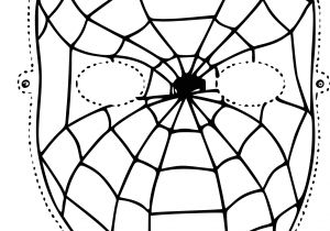 Coloriage Masque Spiderman Imprimer Coloriage Masque Spiderman Gratuit à Imprimer