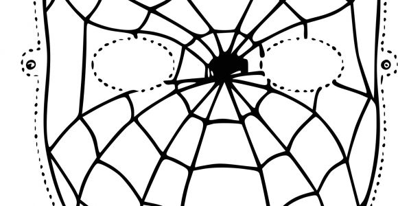 Coloriage Masque Spiderman Imprimer Coloriage Masque Spiderman Gratuit à Imprimer
