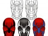 Coloriage Masque Spiderman Imprimer Coloriage Spiderman Masque