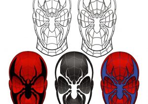 Coloriage Masque Spiderman Imprimer Coloriage Spiderman Masque