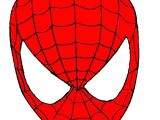 Coloriage Masque Spiderman Imprimer Masque Spiderman à Imprimer