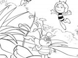 Coloriage Maya L Abeille Gratuit 94 Dessins De Coloriage Abeille Maya   Imprimer