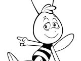 Coloriage Maya L Abeille Gratuit Coloriages Willy   Colorier Fr Hellokids