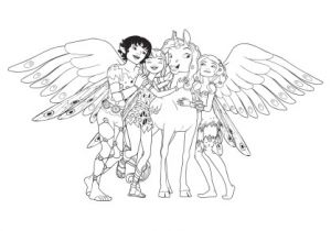Coloriage Mia Et Moi Lyria Coloriages De Dessins Animés Mia Et Moi Page 3