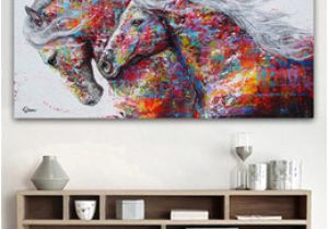 Coloriage Michael Jackson à Imprimer Le Goodecor Deux Animaux Courir Mur D Art De toile De Cheval Affiche D Art Photos Pour Salon Maison Décoration Murale toile Peinture Imprimer
