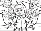 Coloriage Michka Gratuit Masha and Mishka and the Animals