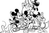 Coloriage Mickey Et Minnie à Imprimer Coloriages Mickey Et Minnie Az Coloriage