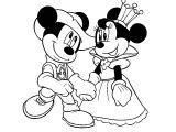 Coloriage Mickey Et Minnie Amoureux Coloriage De Minnie Et Mickey