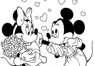 Coloriage Mickey Et Minnie Amoureux Coloriage Mickey Et Minnie Amoureux