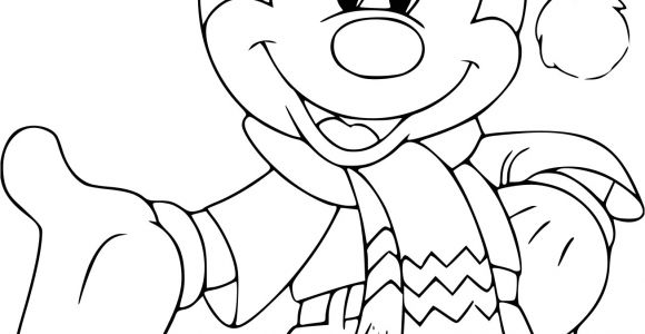 Coloriage Mickey Imprimer Gratuit Dessus Coloriage De Mickey Noel A Imprimer