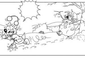 Coloriage Mini Loup En Ligne Coloriages Mini Loup   Colorier Gratuitement Fr