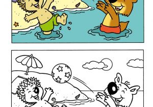Coloriage Mini Loup Gratuit Coloriages Coloriage De Mini Loup à La Plage Fr