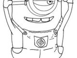 Coloriage Minion à Imprimer Coloring Page with A Minion From Despicable Me and Despicable Me 2