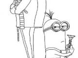 Coloriage Minion Moi Moche Et Méchant Two Minions Armed Despicable Me 2 Coloring Pages