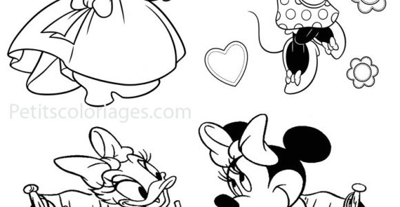Coloriage Minnie à Imprimer Gratuit Coloriage Pour Enfant Minnie
