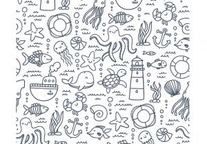 Coloriage Minutieux Coloriage   La Mer