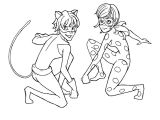 Coloriage Miraculous Ladybug Et Chat Noir A Imprimer Dibujos Para Imprimir Y Colorear De Ladybug Y Cat Noir