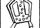 Coloriage Mitre De Saint Nicolas La Mitre De Saint Nicolas Kiddicoloriage