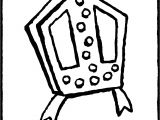 Coloriage Mitre De Saint Nicolas La Mitre De Saint Nicolas Kiddicoloriage