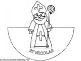 Coloriage Mitre De Saint Nicolas Saint Nicolas 4 Fêtes Et Occasions Spéciales