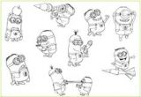 Coloriage Moi Moche Et Méchant 1 A Imprimer Despicable Me Coloring Pages the Girls Coloring Fun
