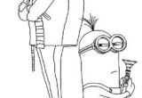 Coloriage Moi Moche Et Méchant 1 A Imprimer Two Minions Armed Despicable Me 2 Coloring Pages