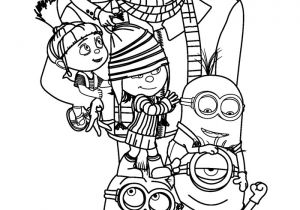 Coloriage Moi Moche Et Méchant Gru A Cute Coloring Page with the Characters Of the Movie Despicable Me