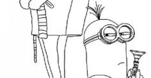 Coloriage Moi Moche Et Méchant Gru Two Minions Armed Despicable Me 2 Coloring Pages
