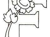 Coloriage Moins De 3 Ans Alphabet Fleur Paquerette Coloriages 2 3 Ans