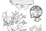 Coloriage Mois De Novembre Coloriage Du Mois De Novembre A La Grande école