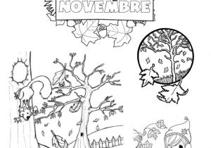 Coloriage Mois De Novembre Coloriage Du Mois De Novembre A La Grande école