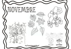 Coloriage Mois De Novembre Coloriage Du Mois De Novembre