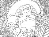 Coloriage Mon Voisin totoro Coloriage Inspiration totoro De Ghibli Par Chocobo Artherapie