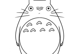 Coloriage Mon Voisin totoro Coloriage Mon Voisin totoro Sans Dépasser