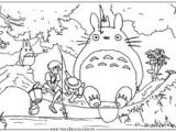 Coloriage Mon Voisin totoro Studio Ghibli ãããã­ãã°ããºæ¡ã