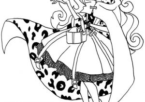 Coloriage Monster High Catty Noir Coloriage Monster High Baby Catty Noir