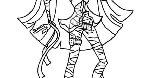 Coloriage Monster High Cleo De Nile Cleo De Nile Art Coloring Drawing