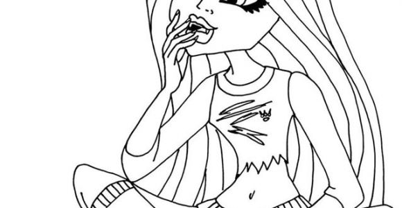 Coloriage Monster High En Couleur Coloriage Monster High à Imprimer Gratuitement