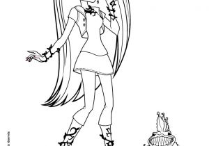 Coloriage Monster High En Couleur Coloriages Venus Mcflytrap Et Chewlian Fr Hellokids