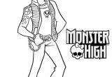 Coloriage Monster High Garcon Coloriage A Imprimer Monster High Deuce Gordon Gratuit Et