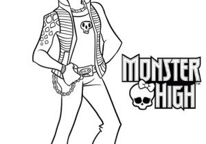 Coloriage Monster High Garcon Coloriage A Imprimer Monster High Deuce Gordon Gratuit Et