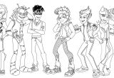 Coloriage Monster High Garcon Génial Coloriage Monster High soiree Pyjama