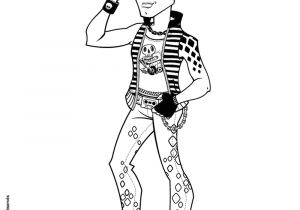 Coloriage Monster High Garcon Monsterhigh Deuce Gorgon Coloriage Monster High