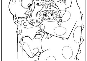 Coloriage Monstre Et Compagnie Gratuit Porte Dessin Az Coloriage