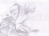 Coloriage Mortal Kombat X Draw Scorpion From Mortal Kombat X Step by Step Drawing