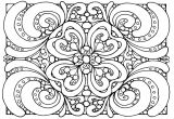 Coloriage Mosaique Arabe Free Coloring Page Coloring Adult Patterns Zen Coloring Page with