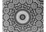 Coloriage Mosaique Arabe orient Et 1001 Nuits Coloriages Difficiles Pour Adultes