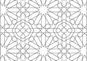 Coloriage Mosaique Arabe Pattern Patterns