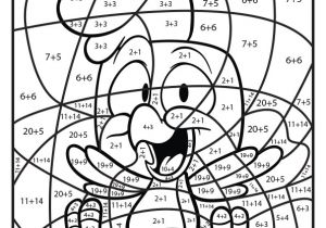 Coloriage Mosaique Cp Coloriage Magique Pour Apprendre L Addition   Ses Enfants Avec Un